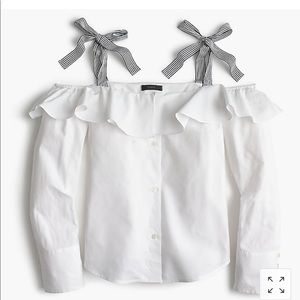 🆕J.Crew Cold Shoulder Top